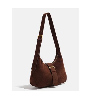 Bags | Berkeley Chainlink Shoulder Bag In Suede  –  Womens Accessories Bags