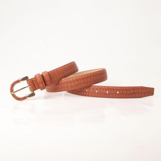 Belts | Classic Belt In Croc-Embossed Leather  –  Womens Accessories Belts