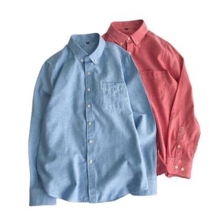 Denim | Long-Sleeve Chambray Button-Down  –  Boys Boys Boys