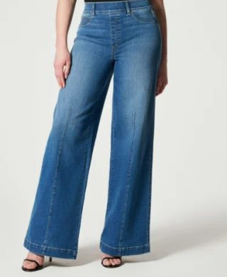 Denim | Tall Wide-Leg Essential Jean In Ruth Wash  –  Womens Clothing Denim