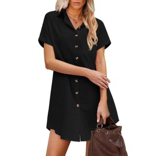 Dresses & Jumpsuits | Capitaine Shirtdress In Linen  –  Womens Clothing Dresses & Jumpsuits