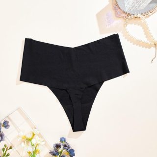 Pajamas & Intimates | High-Rise Thong  –  Womens Clothing Black