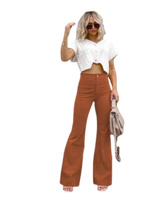 Pants | Sailor Slim-Wide Pant In Stretch Corduroy  –  Womens Clothing Pants