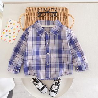 Shirts | Long-Sleeve Seaboard Soft-Knit Shirt In Plaid  –  Boys Boys Boys