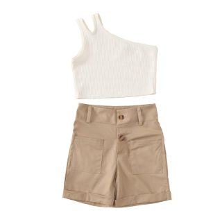 Shorts | Patch-Pocket Suit Short In Lightweight Chino  –  Womens Clothing Camel