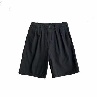 Shorts | Vintage ’90S Pleated Linen Short  –  Womens Clothing Black