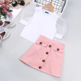 Skirts & Shorts | Corduroy Button-Front Mini Skirt  –  Girls Clothing Girls