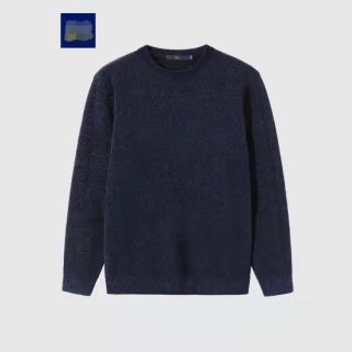 Sweaters | Cashmere Waffle Sweater  –  Mens Clothing Hthr River