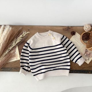 Sweaters | Striped Knit Sweater  –  Girls Clothing Girls