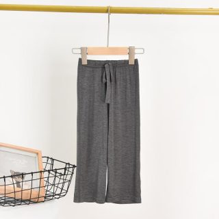 Sweatshirts & Sweatpants | Cozy Rib Wide-Leg Pant  –  Girls Clothing Coastline Grey