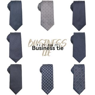 Ties & Pocket Squares | Italian Silk Repp Tie In Dot  –  Mens Accessories Grey Navy Dot