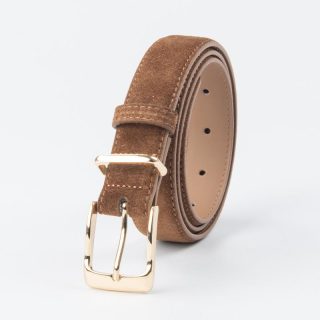 Belts | Suede Roller-Buckle Belt  –  Womens Accessories Belts