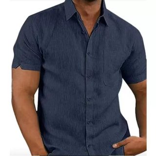 Casual Shirts | Slim Short-Sleeve Baird Mcnutt Irish Linen Shirt  –  Mens Casual Shirts Casual Shirts