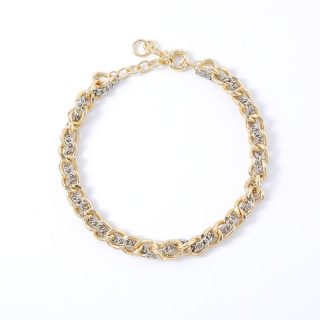 Jewelry | Lady Grey Crystal Chain Bracelet  –  Womens Accessories Gold