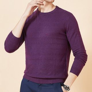 Sweaters | Cashmere Crewneck Sweater  –  Mens Clothing Hthr Night Star